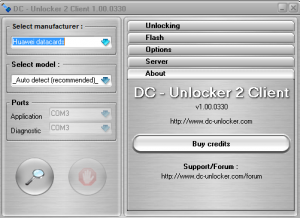 DC unlocker client